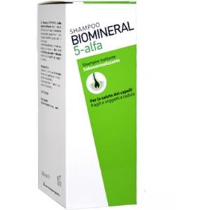 Mylan Biomineral 5 Alfa Shampoo Sebonormalizzante 200 ml - Contiene Tè Verde e Vitamina B6 per Capelli Leggeri e Voluminosi