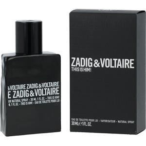 Zadig & Voltaire This is Him! Eau de Toilette 30 ml - Profumo Orientale Legnoso per Uomo con Pompelmo, Vaniglia e Legno di Sandalo