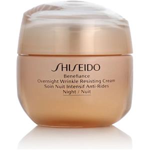 Shiseido Benefiance Overnight Wrinkle Resisting Cream 50ml - Crema da notte anti-rughe con KOMBU-Bounce Complex™ e ReNeura Technology ™