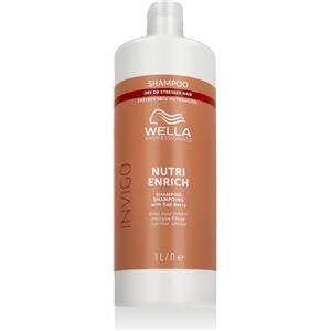 Wella Professionals Invigo Nutri Enrich Shampoo Nutriente 1000ml - Idratante con Acido Oleico e Bacche di Goji per Capelli Secchi e Stressati