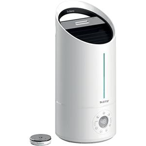 Leitz TruSens 2415167 - Umidificatore ad ultrasuoni N-200 medio per 45 m², con indicatore di umidità e controllo dell'umidità, per uffici, camera da letto e cameretta dei bambini, serbatoio da 5 l