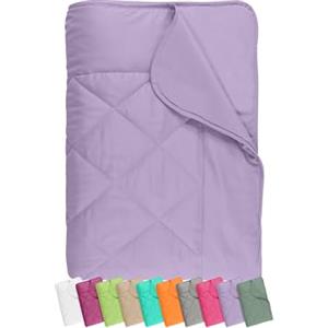 npluseins Piumone leggero in microfibra - Öko-Tex Standard 100 - Dimensioni ca. 135 cm x 200 cm 732.932, lilla