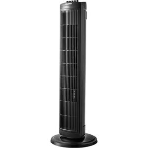 PELONIS 76 cm Ventilatore Torre Oscillante, 3 Velocità, Timer 8H, Silenzioso & Salvaspazio per Casa, Ufficio (Nero)