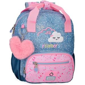 Enso Dreamer Zaino per bambini, zaino per la scuola, realizzato in poliestere, ruote doppie a rotazione multidirezionale, molteplici modi per usarlo, blu, Dreamer Rucksack, Zaino Dreamer