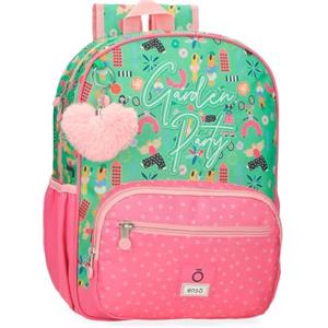 Enso Garden Party Zaino scuola Multicolore 30x38x12 cm Poliestere, multicolore, 30x38x12 cms, Zaino scuola