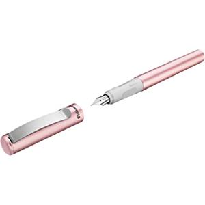 Pelikan Pina Colada - Penna stilografica con cartuccia d'inchiostro standard, ricaricabile, per destrimani e mancini, colore: Rosa