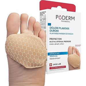 PODERM - PROTEZIONE DA CALLI E DOLORI PLANTARI - GEL ARNICA BREVETTATO - Sollievo Immediato dal Dolore - Ammortizzazione dei Calli - Principi Attivi 100% Naturali - Swiss Lab