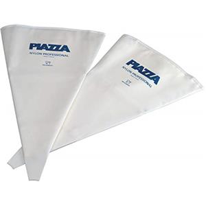PIAZZA - Sac a Poche Professionali Senza Beccucci - Confezione 2 Sacchetti da 55 cm - Per Realizzare Decorazioni su Dolci, Torte, Cioccolatini e Pasticcini - Riutilizzabili e Resistenti in Nylon