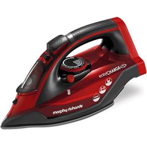 Morphy Richards 303250 - Ferro a vapore senza fili easyCHARGE 360, 2400 W, colore: Rosso/Nero