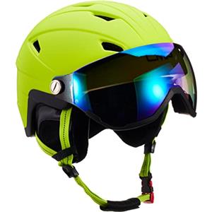 CMP - Casco da sci Wa-2 con visiera, Apple, L