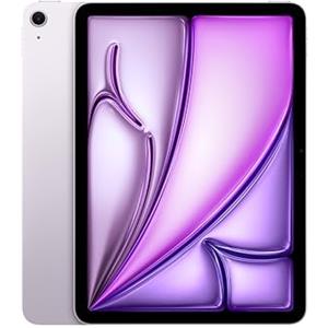 Apple iPad Air 11'' con chip M3: Apple Intelligence, 128 GB, fotocamera frontale e posteriore da 12MP, Wi-Fi 6E, Touch ID, un giorno intero di batteria — Viola