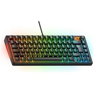 Glorious Tastiera meccanica da gioco GMBK 75 Percent DE ISO layout, tasti MX sostituibili, USB rimovibile, IP57 acqua e antipolvere, luci RGB a 10 zone, 321 x 137 x 41 mm
