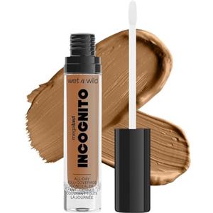 Wet n Wild Megalast Incognito Full-Coverage Concealer, Correttore Liquido ad Alta Coprenza dal Finish Opaco a Lunga Tenuta, Anti-Occhiaie e Imperfezioni, Tan Deep