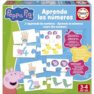 Educa Peppa Pig - I Numeri, Gioco educativo (Educa Borras 16224)