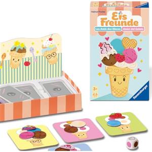 Ravensburger - Gelatini: Amici del Gelato, Dolce Gioco da Collezione per Bambini dai 3 Anni in su, per 2-4 Giocatori, 23048