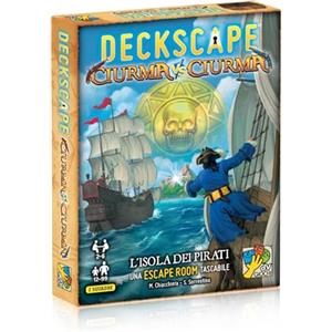 dV Giochi Deckscape: Ciurma vs Ciurma - Gioco Deduttivo Competitivo per Adulti e Ragazzi dai 12 Anni - 2-6 Giocatori - Durata 60min - Edizione Italiana