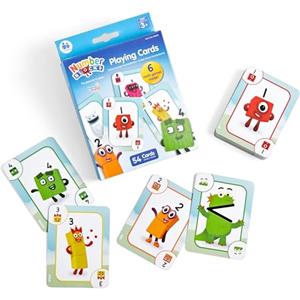 hand2mind Learning Resources Numberblocks Carte da Gioco, età 3+, 54 Carte con Personaggi, Regole per 2 Nuovi Giochi per Bambini Numberblocks e 4 Giochi Classici aggiornati, Gioco da Viaggio per Famiglie