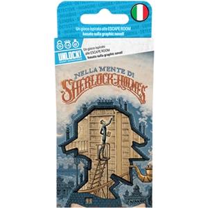 Asmodee Unlock! Short Adventures - Nella Mente di Sherlock Holmes, Gioco da Tavolo di Enigmi, 10+ Anni, 1-6 Giocatori, Edizione in Italiano