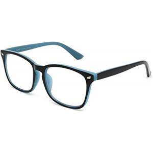 Cyxus Occhiali da Vista Retro Square Frame Senza Montatura Con Lenti Trasparenti per Donna Uomo