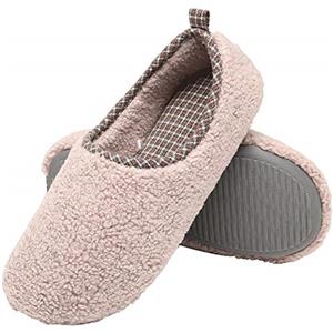 ChayChax Donna Pantofole da Casa Memory Foam Inverno Ciabatte Pantofola Interno Caldo Peluche Leggero Scarpe di Cotone,Rosa,EU 40-41