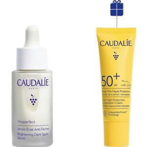 Caudalie Vinoperfect Cofanetto Duo Anti-macchie Siero Illuminante 30ml + Fluido Spf 50+ Protezione Molto Alta 20ml
