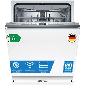 Bosch Serie 6 SMV6YCX02E Lavastoviglie da incasso a scomparsa totale 14 coperti Classe A