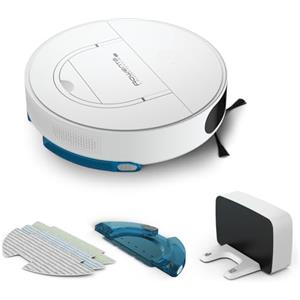 Rowenta X-PLORER Serie 130 AI Animal & Allergy, Robot Aspirapolvere Lavapavimenti, Alto 8 cm, Intelligenza Artificiale, Mappatura e Impostazioni Personalizzate, Pulizia 4 in 1, 3 Panni Inclusi,RR9077