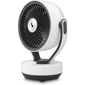 BEPER P206VEN261 Circolatore d'Aria da Tavolo con Diffusore Aromi, Ventilatore Compatto 2 Velocità, Oscillante 60°, Inclinazione 90°, con Porta Oli Essenziali, 50W