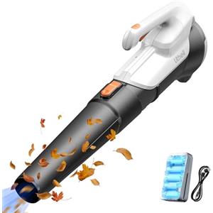 Litheli Soffiatore a Batteria,137 km/h, 604 m³/h, Raccogli Foglie da Giardino con Batteria 20V 2.0AH, Design Leggero,Doppia Velocità