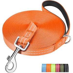 X XBEN Guinzaglio Addestramento per Cani Resistente e Leggero, 3M 5M 10M 15M 20M 25M 30M 50M Lunghina per Cane, Guinzaglio per Cani Con Impugnatura Comfort e fibbia a D, per Tutti i Cani