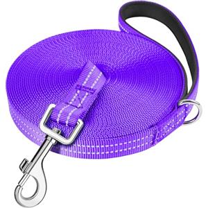 X XBEN Guinzaglio Addestramento per Cani Resistente e Leggero, Lunghina per Cane 5 Metri, Guinzaglio per Cani Con Impugnatura Comfort e fibbia a D, per Tutti i Cani per Allenamento