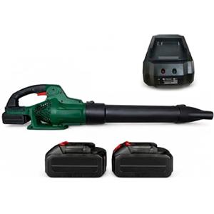 maryse Soffiatore per Foglie a Batteria 68VF, Motore ad Alta Efficienza con 9 Velocità Regolabili, 2 Batterie al Litio 5.0Ah Incluse, Kit Pulizia Giardino, Vialetti e Cortili, Leggero ed Ergono
