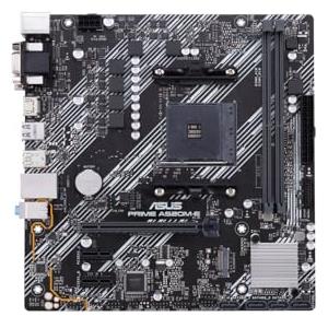 ASUS PRIME A520M-E/CSM, Scheda Madre AMD mATX, Slot DDR4, Nera