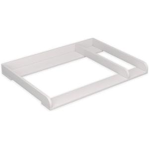 regalik Fasciatoio con Divisorio per IKEA HEMNES, Rialzo per Cassettiera con Scomparto Laterale, Profondità 50 cm, Rovere, 108 × 78 cm, Bianco