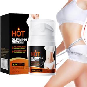Haoutdory Crema Snellente Riscaldante 50g,Riduce Grasso Localizzato su Addome,Fianchi,Braccia e Glutei,Trattamento Rassodante Anticellulite Naturale per Donna