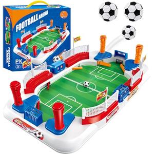 EACHHAHA Calcio Balilla Bambini - Mini Biliardino Giocattolo da Tavolo da Calcio per Due - Giochi da Calcio Balilla, Regalo per Bambini dai 4 Anni in su(Grande)