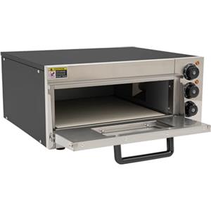 Royyalpa Forno per pizza da interni, elettrico da 2000 W, per piano di lavoro, design moderno, intervallo di temperatura 50-350 ℃, capacità 20 l per pizza e snack, ideale per casa e ristorazione
