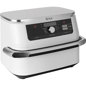 Ninja Friggitrice Ad Aria Ninja Foodi Flex Af500euwh - Capacit? 10,4 L - 7 Programmi Di Cottura - Bianco - 2470 W