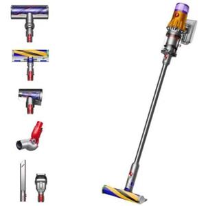 DYSON - V12 Detect Slim Absolute Scopa Ricaricabile senza Sacco Potenza 545 W Colore Nichel / Giallo