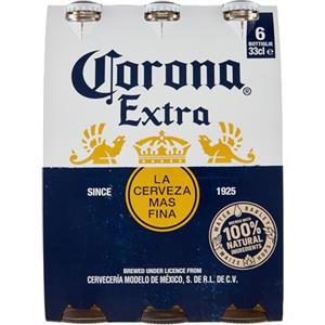 Corona Extra, Birra Bottiglia - Confezione da 6x33cl