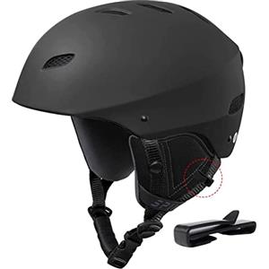 Nosqew Staffa Porta Copertura per Sci in Plastica Resistente Premium per Accessori per Casco Sci 2,5 Cm (5 paia)
