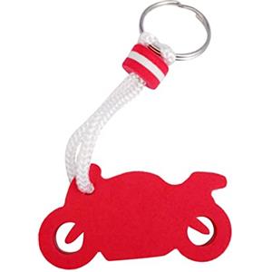 AsrMyjcx Portachiavi Galleggiante Eva Accessorio Porta Chiavi Bicicletta Adatto per Sport Acquatici Navigazione Canoa Kayak, Rosso