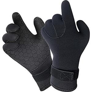 ZYIHNIRB Guanti da Sub, Guanti in Neoprene, Guanti da Surf per Sport Acquatici, 5 mm M
