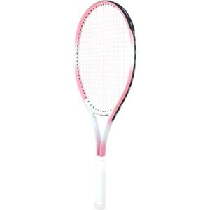 Tdoutop Racchette da Tennis, Racchette da Tennis, Attrezzatura da Tennis, Corde in Nylon per Parco, Spiaggia, Estate, Rosa Bianco