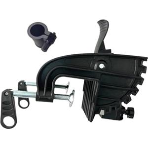 Fonowx Supporto Motore Elettrico Staffa di Montaggio Supporto Sostegno Ecoscandaglio con Compatibilità Versatile Adatto a Uso su Kayak E Gommoni, con Anello di Regolazione