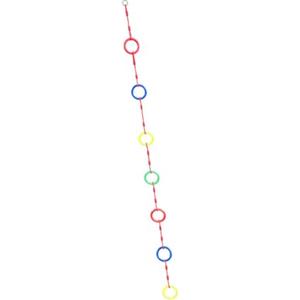 YueShengYCHUANG Altalena da Arrampicata per Bambini, Altalena Ginnica, Varie Attrezzature da Gioco Sospese, Anelli da Arrampicata per Il Giardino, 7 Anelli