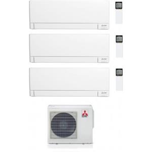 Mitsubishi Electric Climatizzatore Trial Split Mitsubishi Msz-Ayvgkp 7000+7000+7000 Btu Classe A+++/A++ R32 Wi-Fi Mxz-3f54vf4