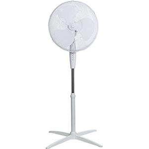 Russell Hobbs Ventilatore con Piedistallo Leggero da 40,6 Cm, 3 Velocità, Oscillazione ad Ampio Raggio, Flusso D'Aria Potente, Altezza Regolabile, Bianco Rhppf1621
