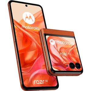 Motorola Smartphone Motorola Razr50 6.9'' 8GB/256GB/5G/Dual sim/4200mAh/Spritz arancione [PB200011SE]