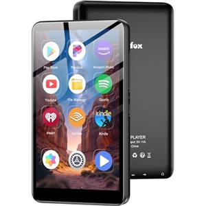 Diofox Lettore MP3 da 160GB con Bluetooth e WLAN, Lettore MP3 con sistema operativo Android 13.0, Spotify, Lettore MP4 da 4,02 pollici con altoparlante, Amazon Music, Deezer, Radio FM, Play Store, Audible
